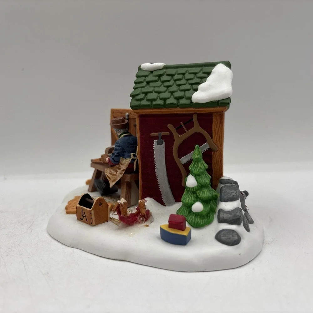 Department 56 1999 HVC New England Village The Woodworker 56.56619 Vintage